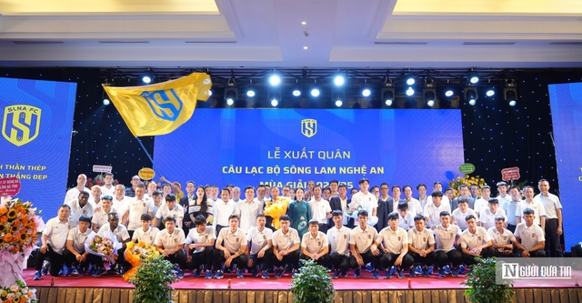 Sông Lam Nghệ An xuất quân và ra mắt các nhà đồng tài trợ mùa giải 2024/2025- Ảnh 4.